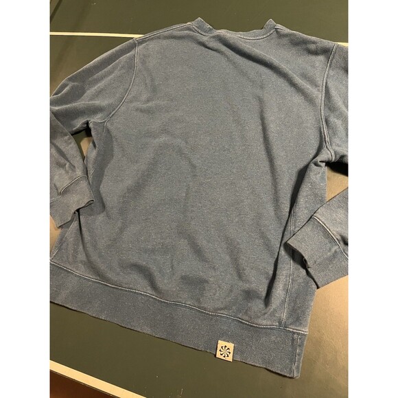 Men’s Nike Crewneck Sweatshirt MEDIUM Air Blue Eco Zero Waste Logo Swoosh - Picture 5 of 8